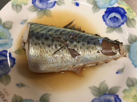 ごま鯖の夏向けのポン酢入り煮付け！